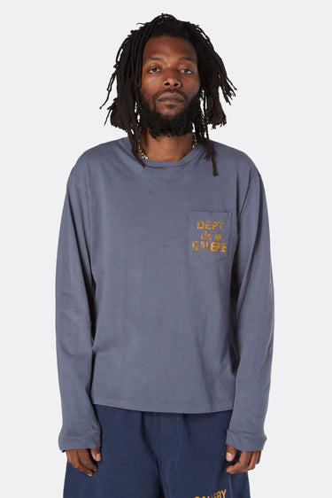 FRENCH L/S POCKET TEE TOPS GALLERY DEPARTMENT LLC   
