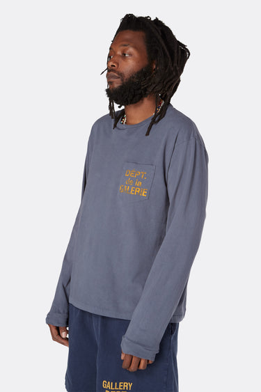 FRENCH L/S POCKET TEE TOPS GALLERY DEPARTMENT LLC   