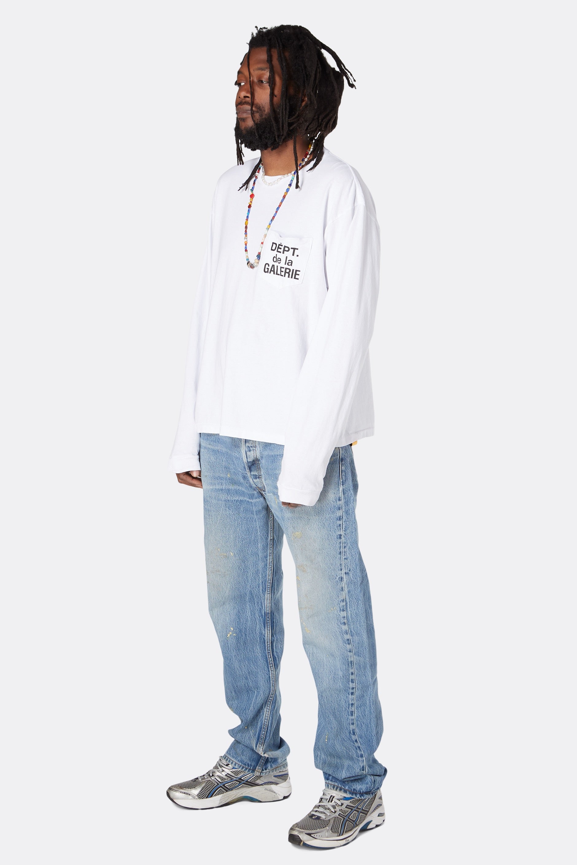 FRENCH L/S POCKET TEE TOPS GALLERY DEPARTMENT LLC   