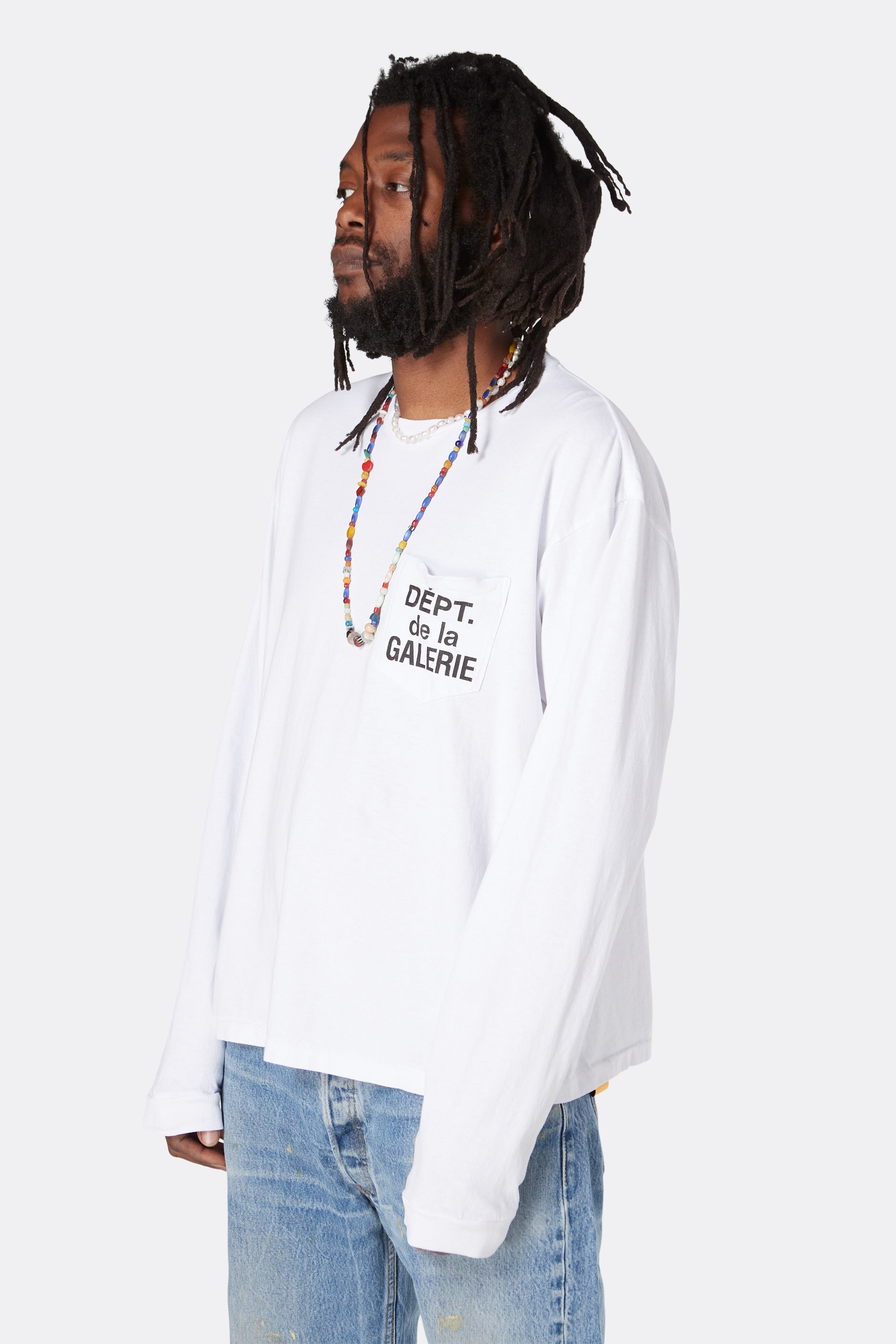 FRENCH L/S POCKET TEE TOPS GALLERY DEPARTMENT LLC   