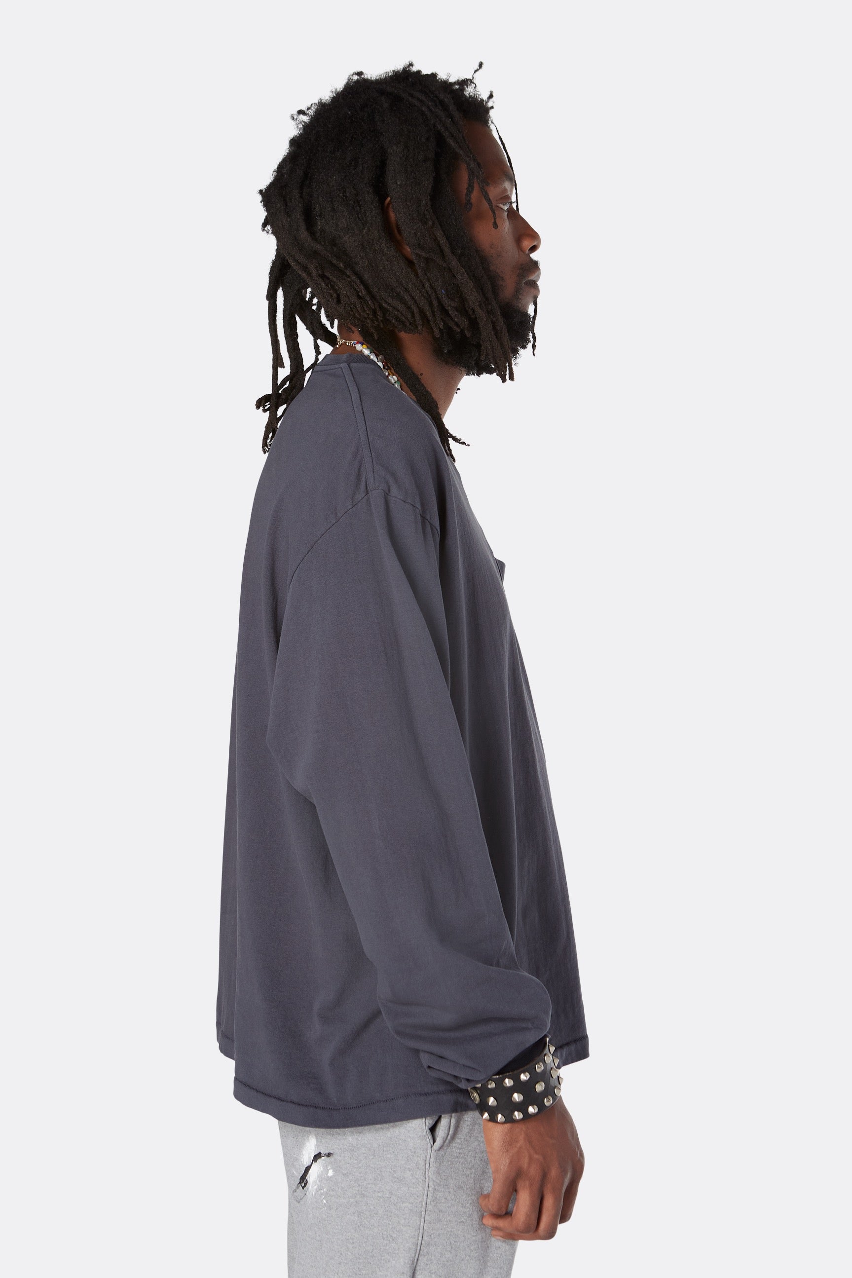 GALLERY DEPT. FRENCH L/S POCKET TEE | BLACK