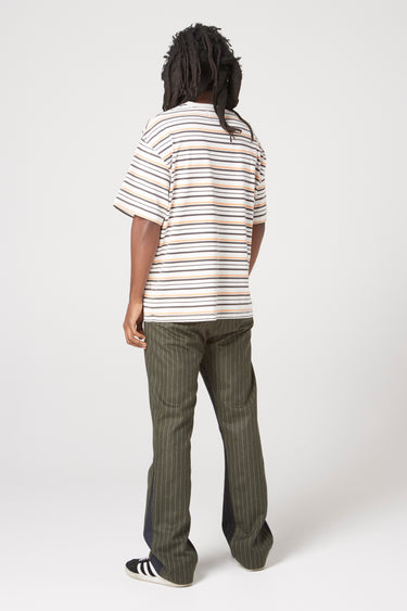PINSTRIPE DRESS PANT FLARE BOTTOMS GALLERY DEPARTMENT LLC   
