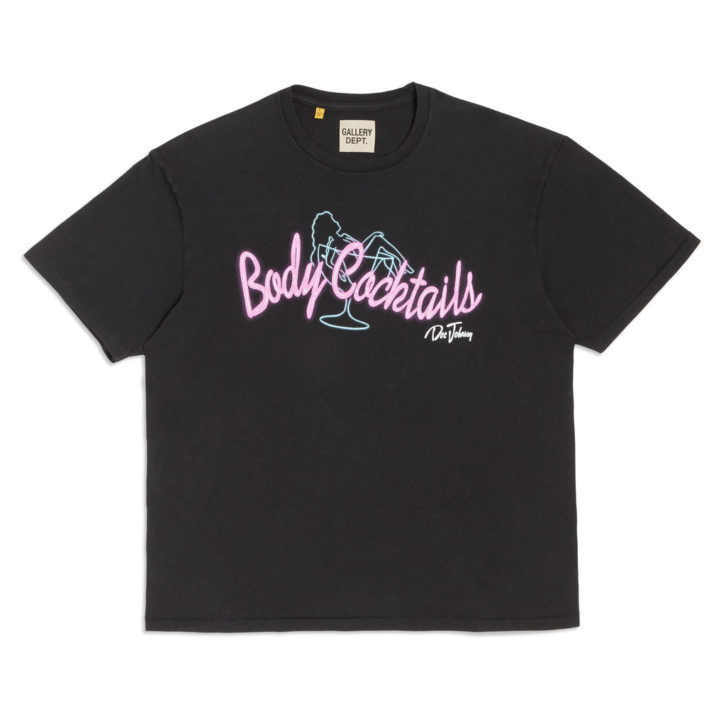 BODY COCKTAILS TEE TOPS GALLERY DEPARTMENT LLC L BLACK 