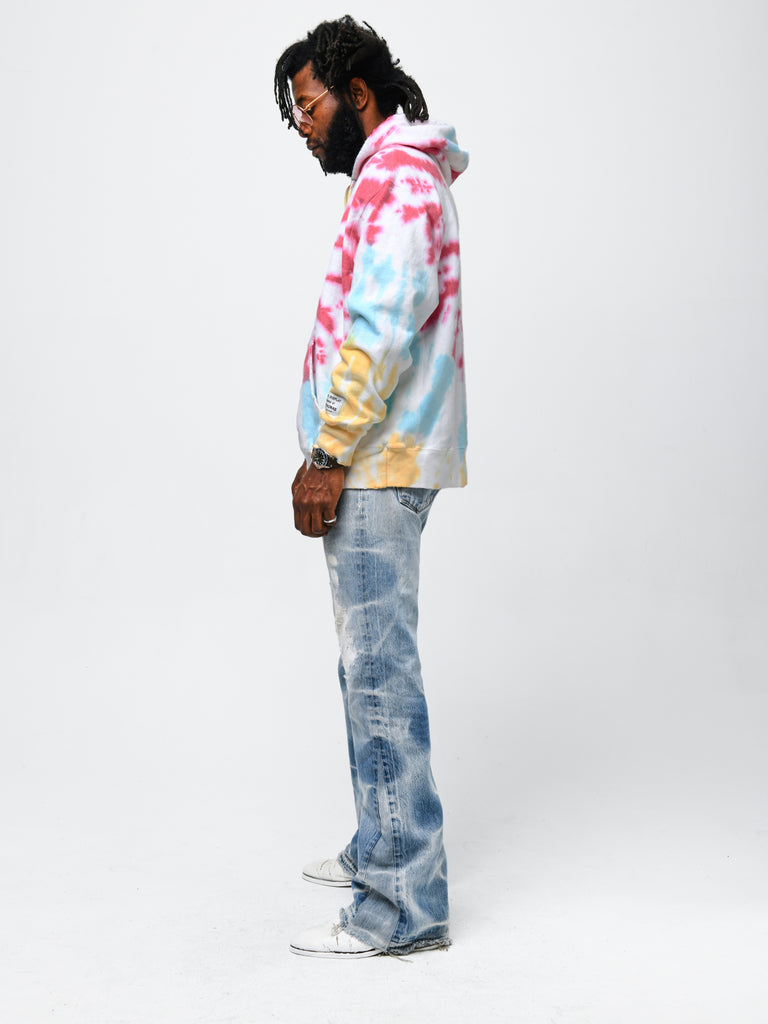 MARINA TIE DYE HOODIE SWEATSHIRTS GALLERY DEPARTMENT LLC   