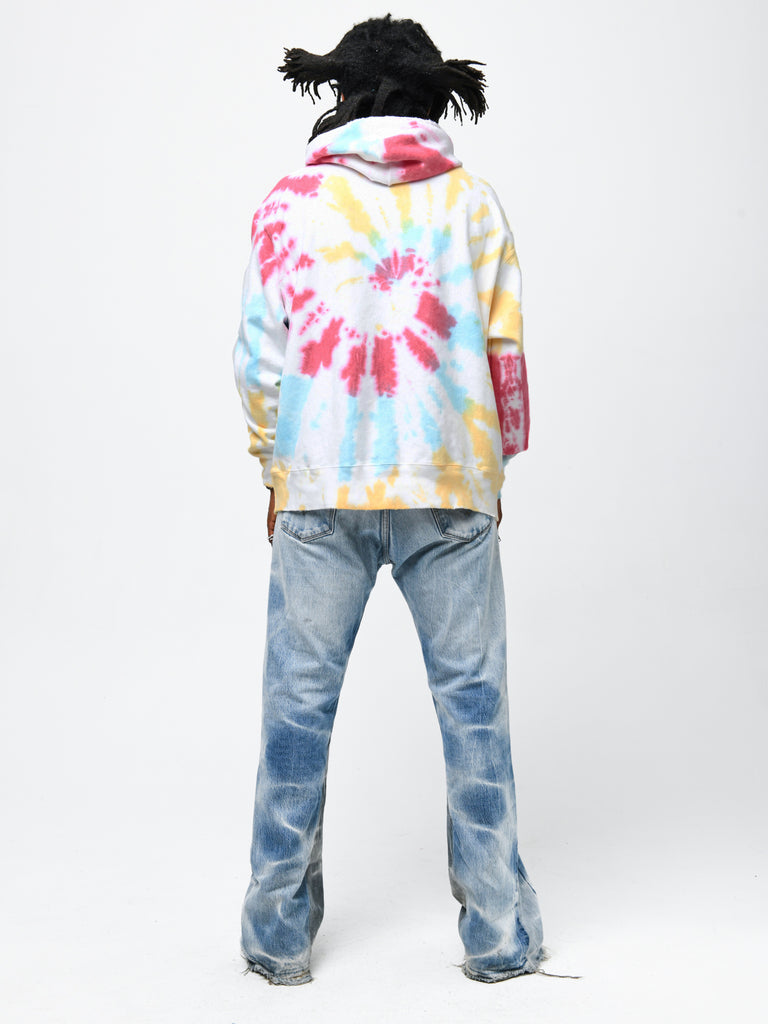 MARINA TIE DYE HOODIE SWEATSHIRTS GALLERY DEPARTMENT LLC   