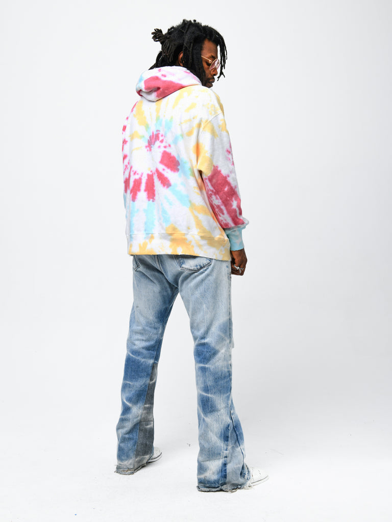 MARINA TIE DYE HOODIE SWEATSHIRTS GALLERY DEPARTMENT LLC   