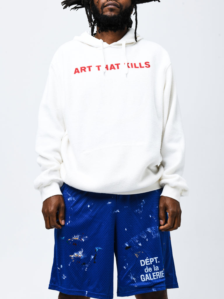 STOP BEING RACIST REVERSIBLE ATK HOODIE SWEATSHIRTS GALLERY DEPARTMENT LLC   