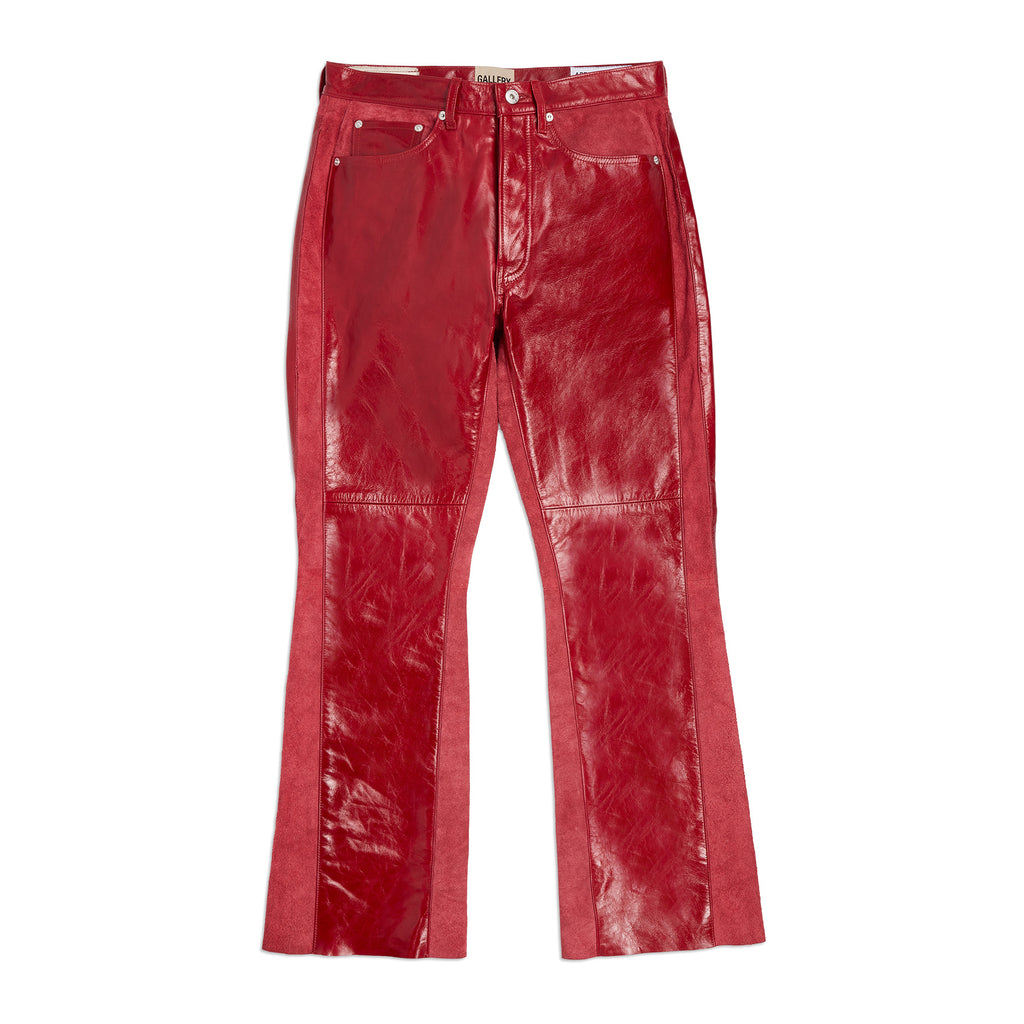 RED LEATHER BRONCO BOTTOMS GALLERY DEPARTMENT LLC   