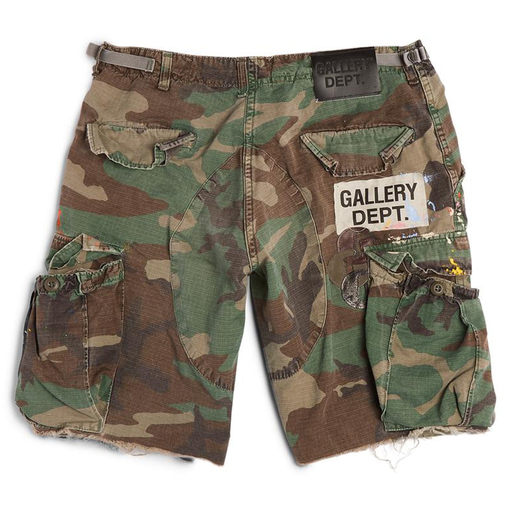 GALLERY DEPT. Distressed camouflage-print Cargo Shorts - Farfetch
